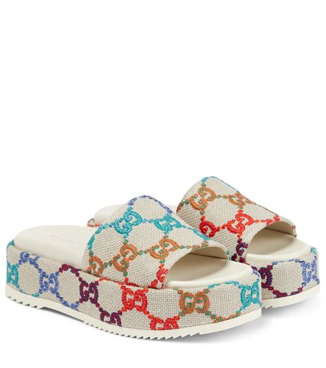 high top gucci slides